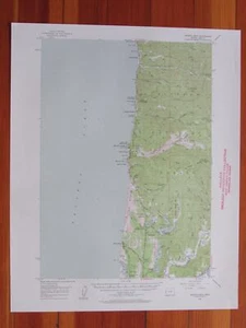 Heceta Head Oregon 1958 Original Vintage USGS Topo Map - Bild 1 von 1