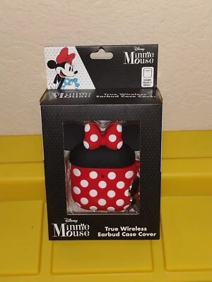 FUNDA AURICULAR DISNEY MINNIE MOUSE GENERACIÓN 1 Y 2 AIRPODS + LLAVERO NUEVO Foto 1 de 4
