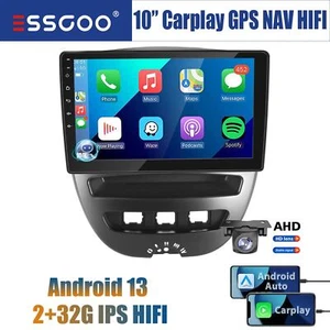 Android 13 Carplay Autoradio Für Peugeot 107 Citroen C1 Toyota Aygo GPS RDS +Kam - Bild 1 von 13