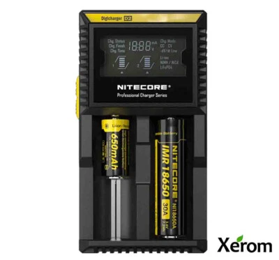 Nitecore D2 Intelligent Standard Battery Charger Lithium AA /AAA/18670 Home &Car - Image 1 of 4