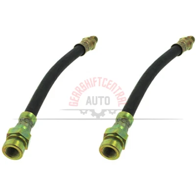 Manguera hidráulica de freno de piezas centradas superiores delanteras 2 piezas para Dodge Ram 50 1987-1989 Foto 1 de 4