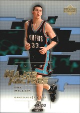 2003-04 Upper Deck Finite Gold Grizzlies Basketball Card #284 Mike Miller MF /50