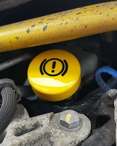 Mk4 Renault Clio RS - Proform Brake Cap Cover - Gloss Yellow Plastic - Picture 1 of 2