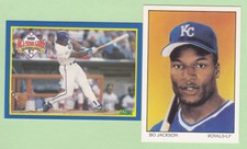 1990 SCORE #566 BO JACKSON ALL-STAR MVP AND #687 DREAM TEAM TOGETHER NM NM/MT