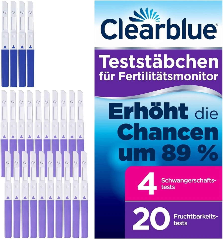 Clearblue Advanced Fertilità Monitor Bastoncini Test 20+4 - Offerta Speciale - Immagine 1 di 1