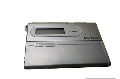 Creative MuVo Slim 512MB MP3 Media Player DAP-TD0008 Tested Works - Image 1 of 2