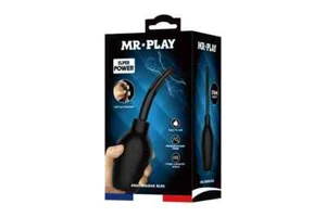 Mr Play - Silicone Anal Douche 310ml Black - Picture 1 of 3