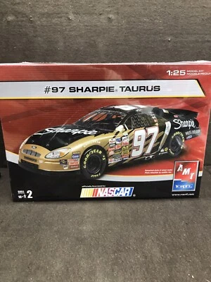 NASCAR Kurt Busch's #97 Sharpie Taurus 1/25 Plastic Model Kit New Sealed In Box - Image 1 of 4