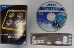 MSI B75MA-E21 / B75MA-E23 / B75MA-E33 Handbuch - Blende - Treiber CD #36563 - Afbeelding 1 van 1