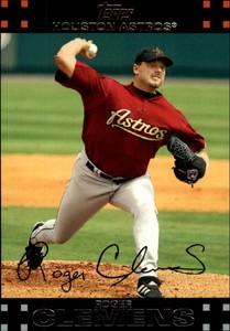 2007 Topps Red Backs Houston Astros Baseball Card #340 Roger Clemens