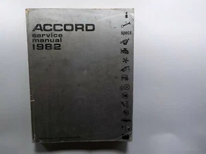 19829 HONDA ACCORD Used ORIGINAL Factory SERVICE MANUAL Part # 61SA500 - Bild 1 von 12