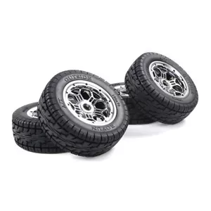 All-terrian wheel tire tyre set for Losi 5ive-t KMX2 Rovan LT 1/5 rc car - Picture 1 of 2