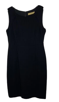 Vestido clásico para mujer Nipon Boutique negro sin mangas talla 10 F1 Foto 1 de 4