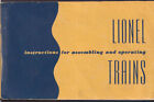 Instructions For Assembling & Operating Lionel Electric Trains 1952