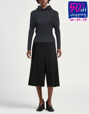 RRP €440 LAMBERTO LOSANI Jumper IT46 US10 UK14 XL Cashmere & Merino Wool Blend - Image 1 of 4