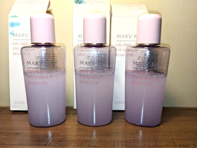 Mary Kay NUEVO Antiguo Stock 0891 Desmaquillante de Ojos Sin Aceite 3.75oz LOTE de 3 Nuevo en Caja Foto 1 de 4