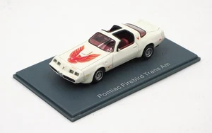 Neo Scale Models 1/87 HO Pontiac Firebird Trans Am White w/ Red - Picture 1 of 7