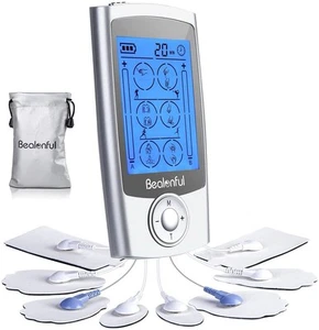 Bealonful TENS Unit Muscle Stimulator,Dual Channel TENS Machine,Muscle Stimulato - Picture 1 of 5