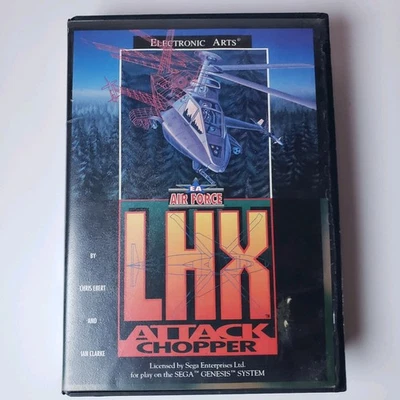 LHX Attack Chopper (Sega Genesis, 1992) No Manual - Image 1 of 4