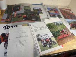 14x MASSEY FERGUSON 80s 90s 00s Sales Brochures Tractor Combine Bundle Joblot - Picture 1 of 7