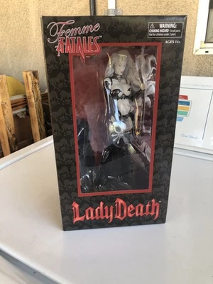 Lady Death III Femme Fatales Figure Statue Diamond Select NEW SEALED - Image 1 of 4