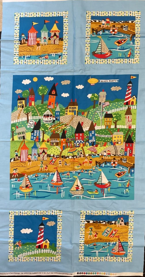 PANEL GOOD SEASONS #5643 DE CAROL ELDRIDGE PARA ANDOVER (2011), 23 1/2" W X 44" H Foto 1 de 1