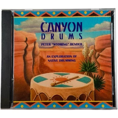 Peter “Wyoming” Bender – Canyon Drums CD Native Drumming Preowned - Image 1 of 4