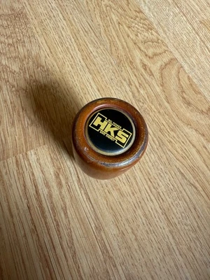 Perilla de cambio HKS 70s Woodgrain 8 mm rara Datsun 240Z Nismo gtr Fairlady Z Bluebird Foto 1 de 3
