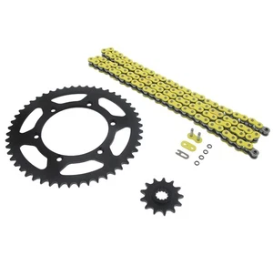 1997-98, 2004-08 fits Suzuki RM250 Yellow O Ring Chain & Sprocket Blk 13/50 114L - Picture 1 of 4