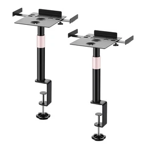 Desk Clamp Studio Monitor Speaker Stands Set of 2, Desktop Projector Stands 2... - Bild 1 von 8