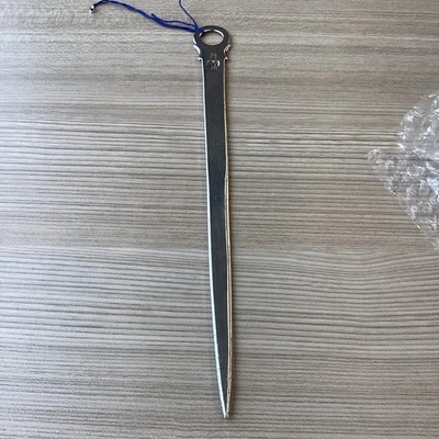 Antiguo pincho de juego de carne irlandés georgiano de plata maciza Dublín 1792 Benjamin Taitt Foto 1 de 4