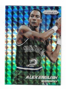 2014-15 Panini Prizm Blue White Green Prizm Alex English Parallel Card #164 - Picture 1 of 2
