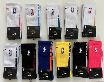 Nike NBA ELITE Crew Basketball Socks DRI-FIT Size Large. **Many Colors** - Image 1 of 4