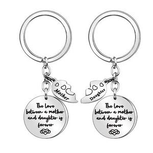 Mom Daughter Gifts 2Pcs Mother Daughter Keyrings Keychains Birthday Mother's ... - Picture 1 of 5