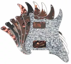 stratocaster scratchplate pickguard 11 hole 2H for Floyd Rose Tremolo +screws - Picture 1 of 8