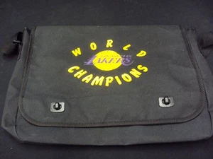NBA LA Lakers World Champions Messenger Bag Purse Tote Laptop Book bag - Picture 1 of 5