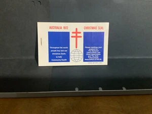 CENICIENTA: SELLOS DE NAVIDAD AUSTRALIANOS 1972 EN FOLLETO INTACTO.   T MID949 - Imagen 1 de 5