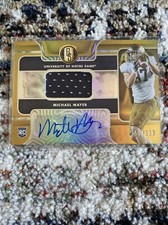 2023 Chronicles Gold Standard Michael Mayer RPA /199 Rookie Auto Fighting Irish
