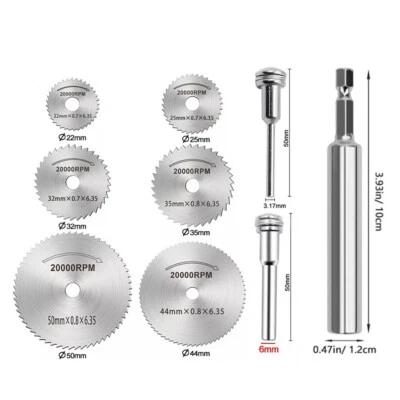 8PCS Inside Pipe Cutter Internal PVC Plastic Plumbing Tools Saw Tooth Blades Set - Image 1 of 4