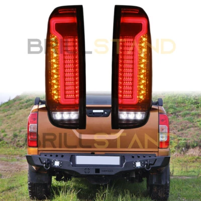 Accesorios de lámpara de luz trasera LED para Nissan Navara NP300 2005-2014 humo Foto 1 de 4