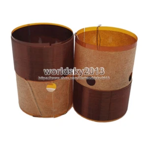2 Stck. 25,5 mm 8 Ohm KSV Lautsprecher Bass Schwingspule Subwoofer Tieftöner Sound Drive Reparatur - Bild 1 von 8