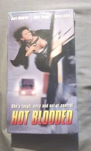 Hot Blooded Sealed VHS Kari Wuhrer, Burt Young, David Keith. Bedford Production - Picture 1 of 2