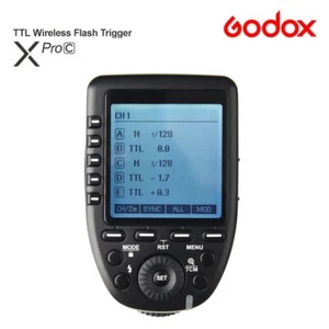 US Godox XPro-C 2.4G Camera Flash Transmitter Trigger For Canon 5D 6D 70D 810D - Picture 1 of 10