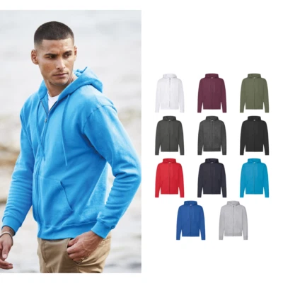 Classic Hooded Sweatshirt -Men's Fruit of the Loom Zipped hoodie - Image 1 of 4