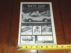 DATSUN 240Z BAP PARTS ORIGINAL AD - Picture 1 of 12