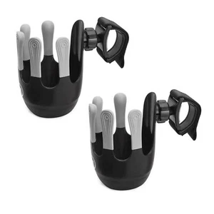2x Getränkehalter für Kinderwagen, Buggy Halterung für Becher / Dosen / Flaschen - Bild 1 von 12