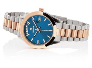 Reloj HOOPS DE LUJO de acero 2620LSRG04 plata oro rosa azul - Imagen 1 de 1