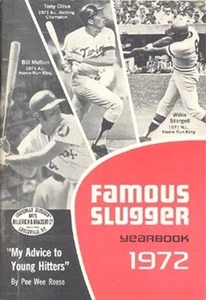 1972 LOUISVILLE SLUGGER FAMOUS SLUGGER YEARBOOK (STARGELL CVR, KOUFAX/BERRA HOF+ - Picture 1 of 1