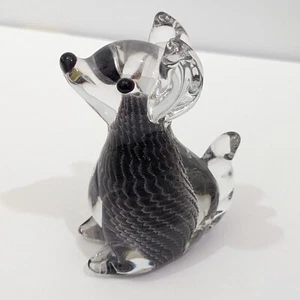 FM Art Glass Crystal Mouse Ronneby Sweden Figure Paperweight Handmade Vintage - Picture 1 of 8