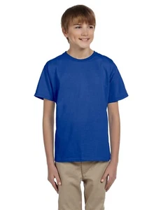 Hanes Youth Boys & Girls ComfortBlend EcoSmart XS-XL T Shirts M-5370 - Picture 1 of 70